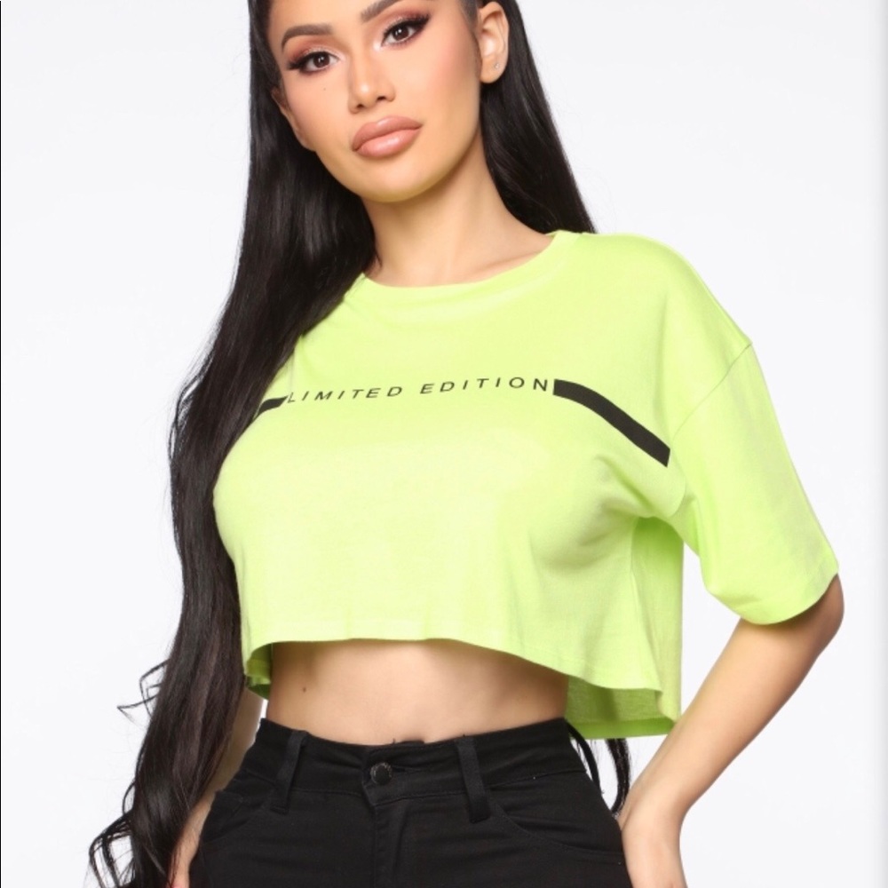 Fashion Nova “Limited Edition” crop top